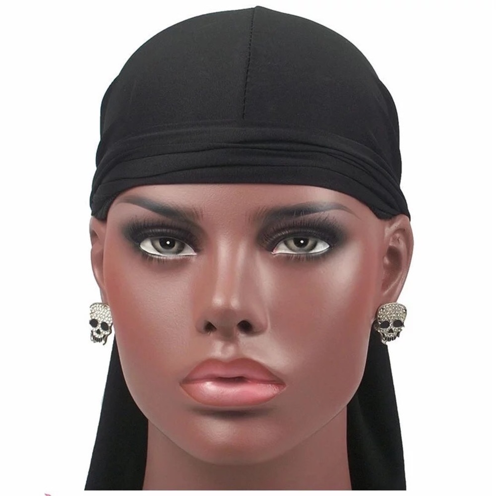 Durag, Velvet, Black